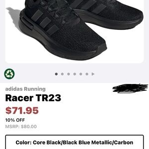 Adidas Racer TR23 Black Sneakers